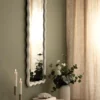 Spegel Wavy Vit 40x100 cm