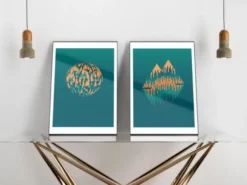Spherical Poster (21x29.7 cm (A4))
