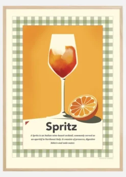 Spritz retro print Poster (21x29.7 cm (A4))