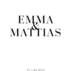 Stylish Wedding Nameposter (21x29,7 cm (A4))