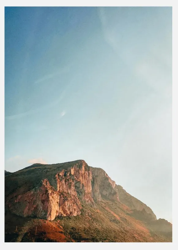 Sunset Mountain Canvastavla (30x40 cm)