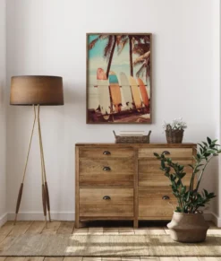 Surfboards Poster (21x29.7 cm (A4))