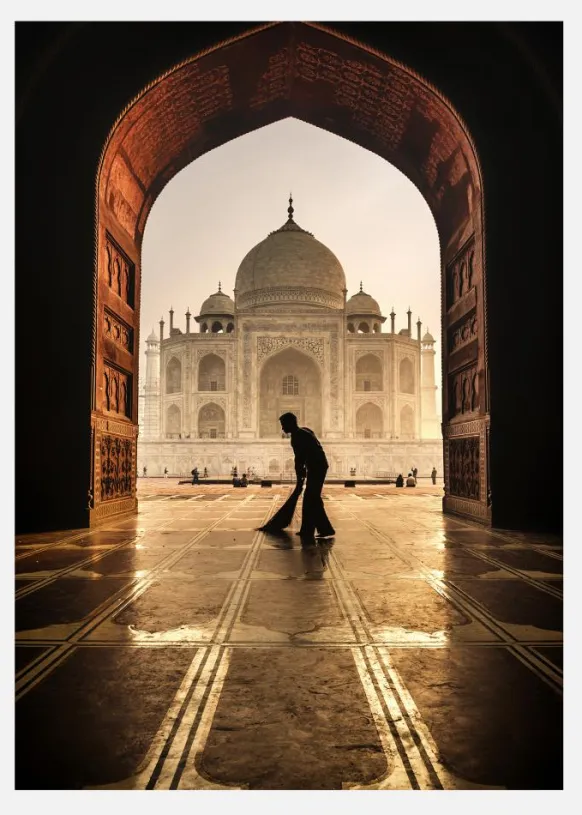 Taj Mahal Cleaner Canvastavla (30x40 cm)