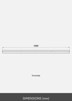 Tavelhylla Ek 120 cm