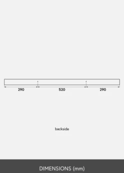 Tavelhylla Vit 110 cm