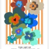 The Art Of Flowers Orange Stripe Canvastavla (30x40 cm)