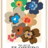 The Art Of Flowers Pink Poster (21x29.7 cm (A4))