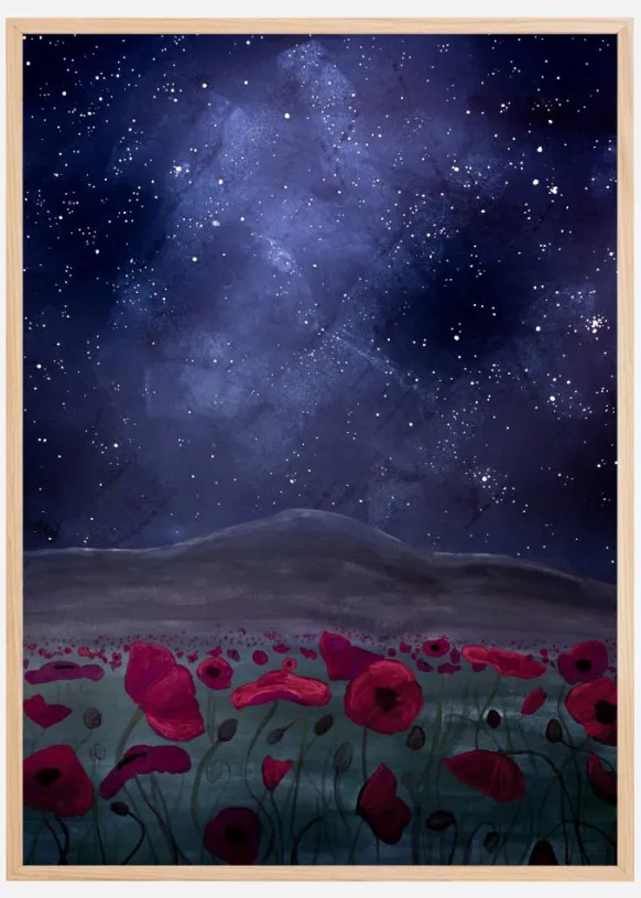 The poppyfield Poster (21x29,7 cm (A4))