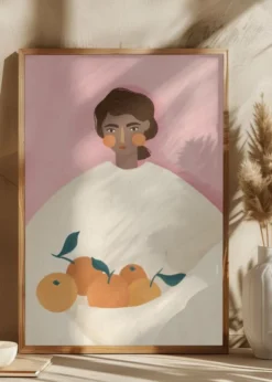 The Woman With the Oranges Poster (21x29.7 cm (A4))