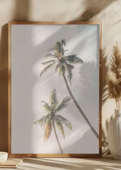 Tropical Palms Poster (21x29.7 cm (A4))