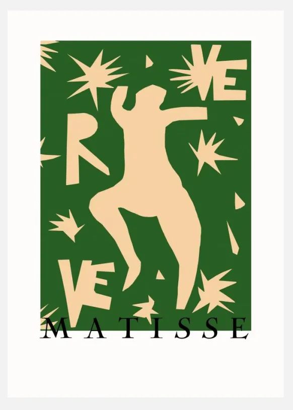 Verve - Henri Matisse Canvastavla (30x40 cm)