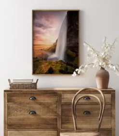 Water Falls Poster (21x29.7 cm (A4))