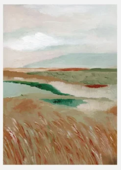 Wheat Meadow Ll Canvastavla (30x40 cm)