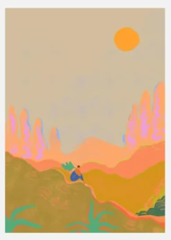 Wide Open Spaces Canvastavla (30x40 cm)