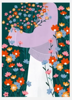 Wildflower Garden Canvastavla (30x40 cm)