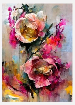 Wild Roses Canvastavla (30x40 cm)