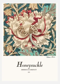 William Morris - Honeysuckle Canvastavla (30x40 cm)
