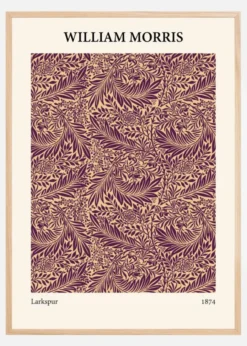 William Morris - Larkspur 6 Poster (21x29.7 cm (A4))