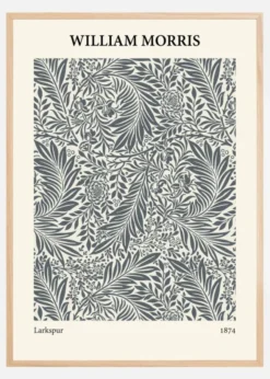 William Morris - Larkspur 3 Poster (21x29.7 cm (A4))