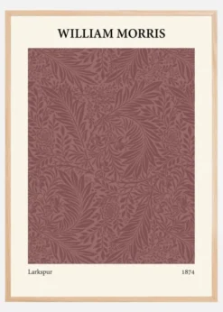William Morris - Larkspur 7 Poster (21x29.7 cm (A4))