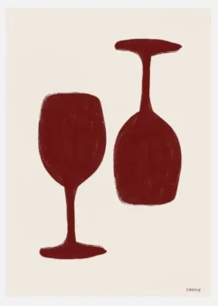 Wine Time Canvastavla (30x40 cm)