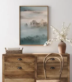 Winter Fog Poster (21x29.7 cm (A4))