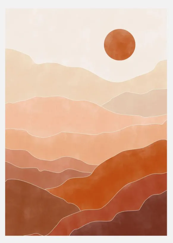 3x4 Aspectratioterracotta37 Canvastavla (30x40 cm)