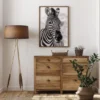 Zebra Poster (21x29.7 cm (A4))