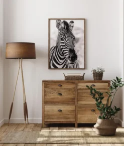 Zebra Poster (21x29.7 cm (A4))